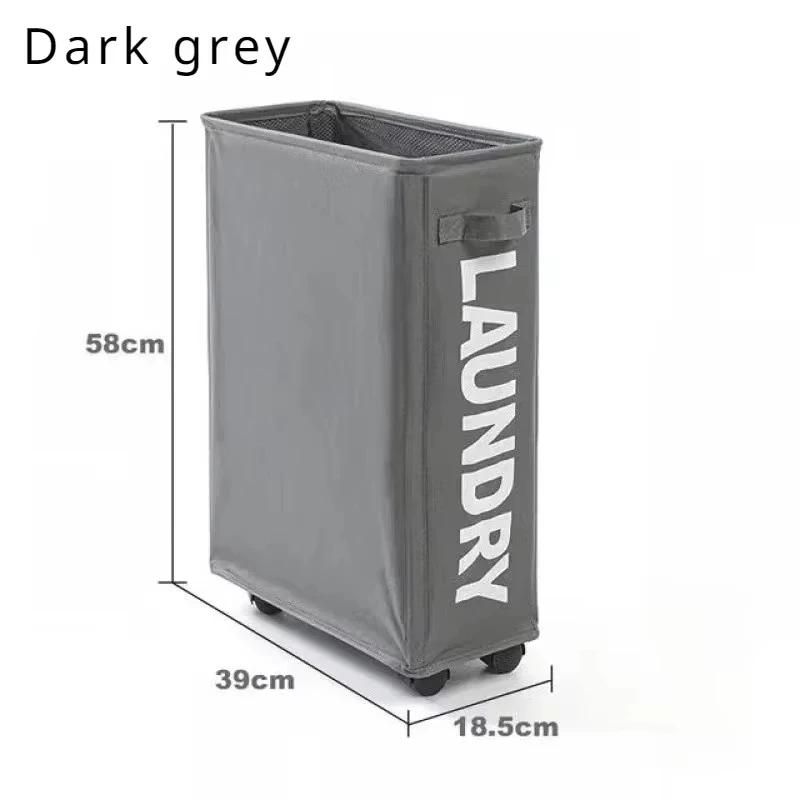 Foldable Dirty Clothes Basket Bathroom Waterproof Storage Boxes Handheld Classification Baskets Durable Clothing Organizer Bin