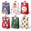 Christmas Cartoon Paper Gift Bags For Holiday Baking Packaging