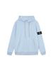 Stone Island Unisex Classic Solid Color Badge Hoodie Sweatshirt