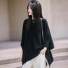 Women's One-Shoulder Wool Cardigan Shawl - Niche Casual Style Sweater