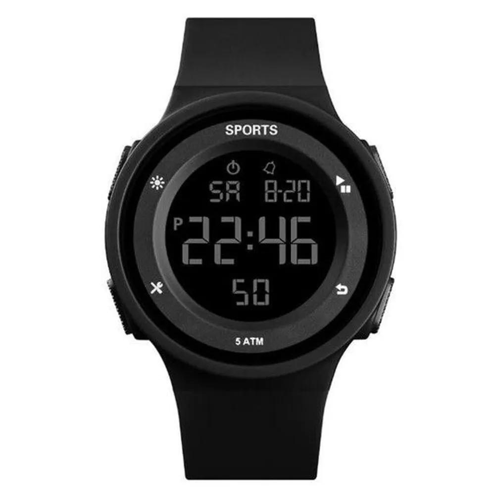 Wristwatch Stopwatch Waterproof Digital Watch Sports Watch Black (46327392) ONECOLOR