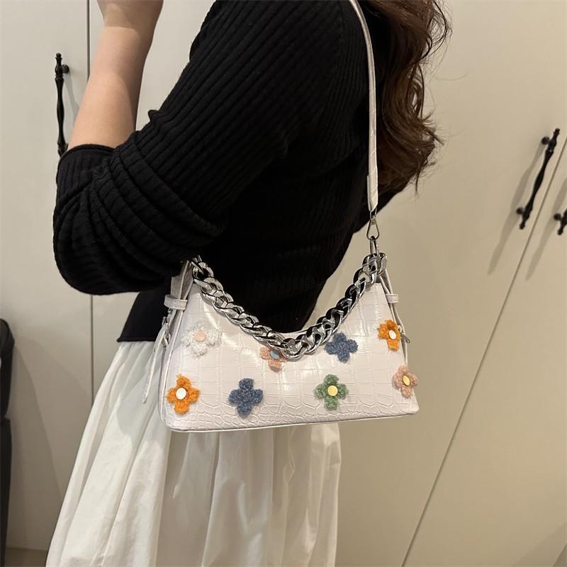 Popular Small Bag Women's Summer New Trendy Versatile Oblique Span Bag Girl Shoulder Bag Underarm Bag