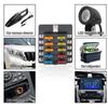 8 Ways 10 Ways Blade Fuse Block 32V 100A Fuse Box Holder M5 Stud With LED Indicator Light Circuit Insurance For Auto Car Marine