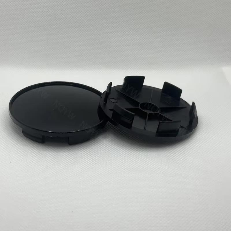 4 buc/set 68 mm capace centru roată auto kit capac accesorii auto durabil plastic negru argintiu piese styling auto accesorii auto