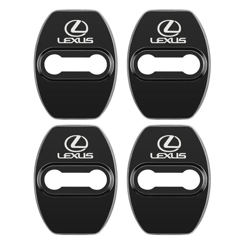 2026 Hot Interior Stickers For Lexus RX350 IS300 ES350 IS250 CT200H IS NX ES GS350 NX200T RX GX GX460 4pcs Stainless Steel Car D