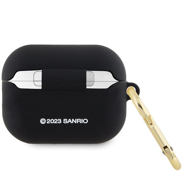 Hülle für AirPods Pro 2 Hello Kitty 3D Silikon Schwarz