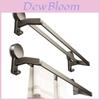 Modern Minimalist Suction Towel Rack With Dual Bars For Bathroom Storage And Organization
