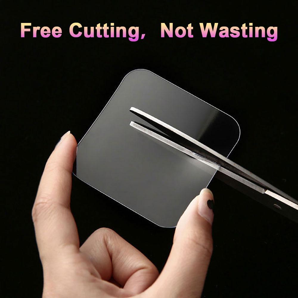 Silicone World 10PCS Strong Transparent Double-sided Adhesive Tape Acrylic Square Nano Wall Stickers Waterproof Household Tapes