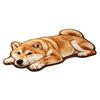 Soft Cartoon Animal Carpet Water Absorption Bedroom Bedside Mat Fun Dog-Shaped Rug  Home Decoration