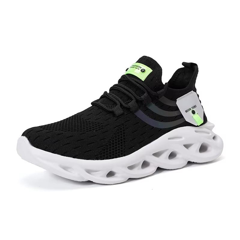 Sommermode Herrenschuhe Neuer Trend Plateau Sportschuhe Tennis Training Laufen Leicht Atmungsaktiv Mesh Vulkanisierte Schuhe