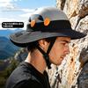 Summer Mountaineering Helmet Special Brim Hard Hat Rock Climbing Empty Top Sun Protection Waterproof Shading Adventure