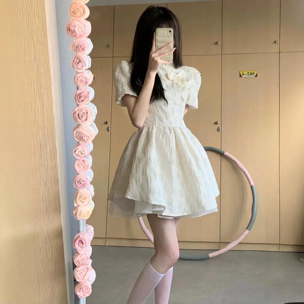Summer new salt sweet new Chinese dress niche waist fugitive princess tutu children explosion