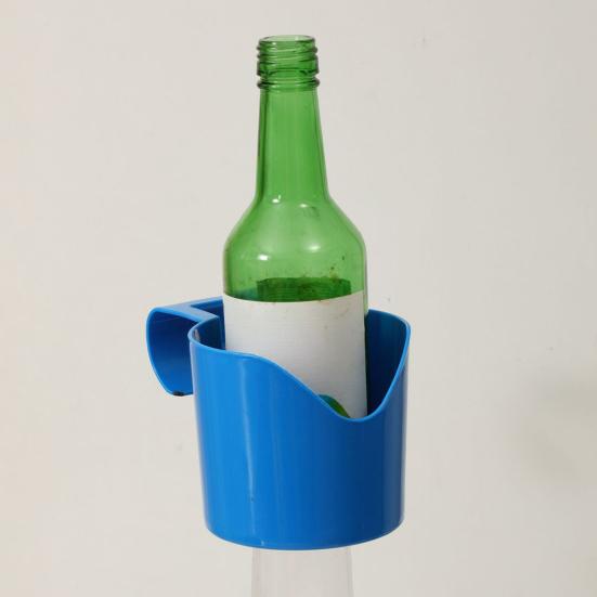 Swimming Pool Drink Holder Hollow Design Stackable Universal Simple Installation Pool Edge Drink Holder Poolside Can Holder