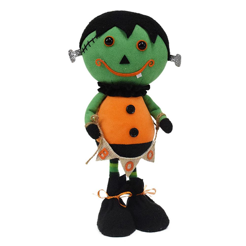 Cute Halloween Plush Figurines Ghost Black Cat Decorations