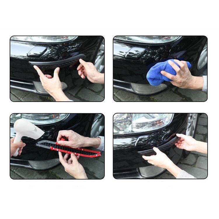 Timeless Design Car Bumper Corner Protector Accessories Door Guard Cover Lip Crash Bar Trim 2pc For Every Vehicle