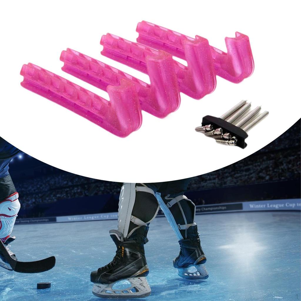 Protecții Patine Artă Gheață Huse Lame Hochei Elastic, Cauciuc Antrenament Sportiv, Fiabil