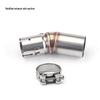 CFMOTO 450SR Stainless Steel Exhaust Pipe: Front, Middle, and SC Tail Sections for Motorcycles.