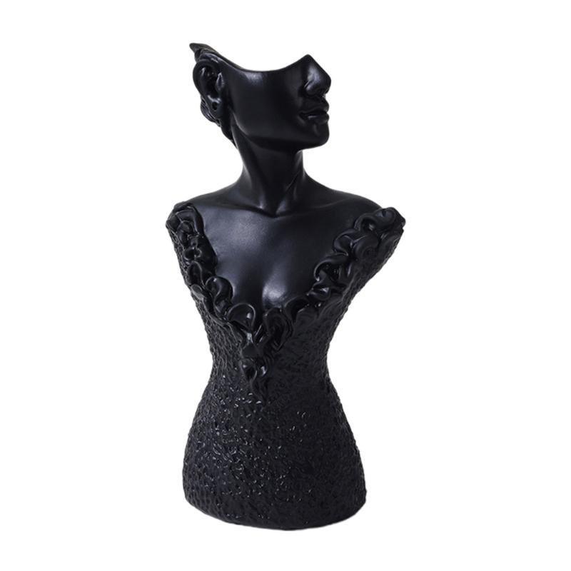 Boutique Necklace Jewelry Display Bust Resin Material Necklace Pendant Earring Chain Display-Case Mannequin Stand Holder