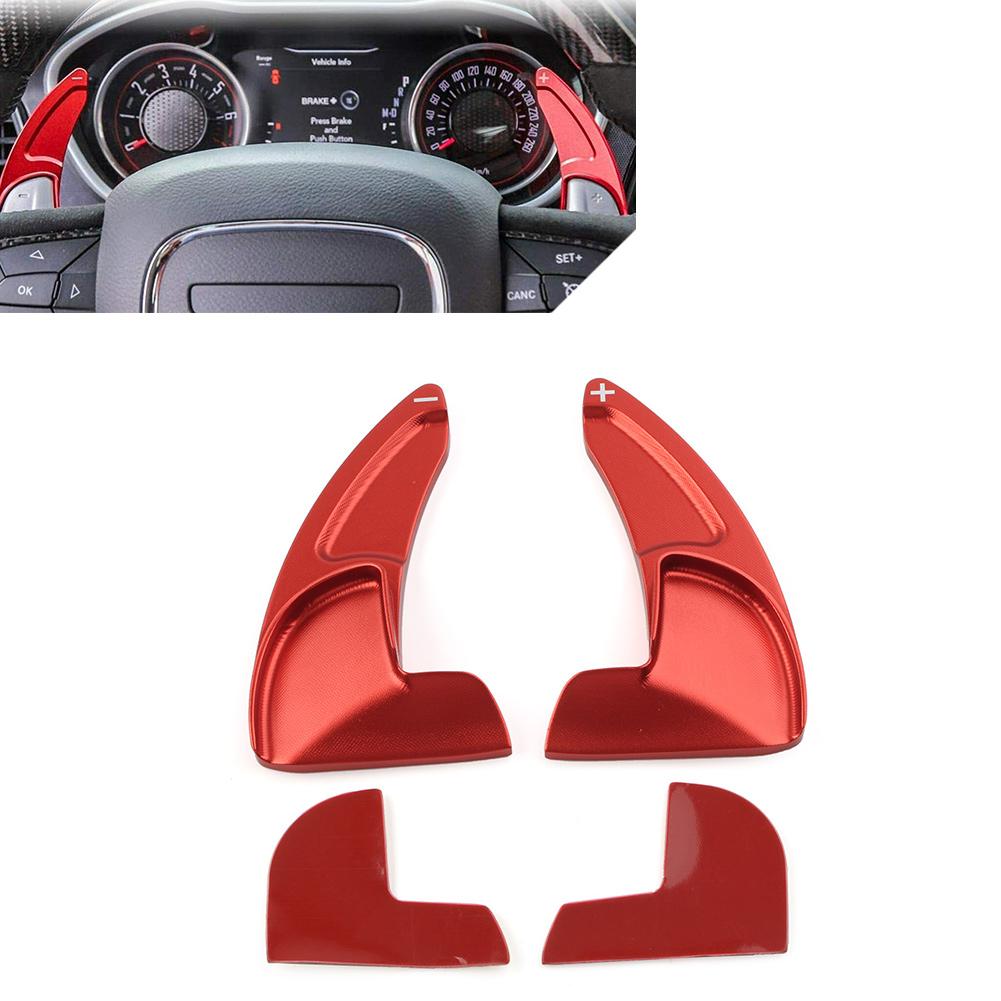 Aluminum Car Steering Wheel Paddle Shifter Extension For Dodge Challenger For Jeep Grand Cherokee For Chrysler 200 300