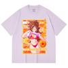 230 Gsm 100% Cotton Dragon Ball V25 Android 21 Waifu Print Unisex Heavy Cotton T Shirt