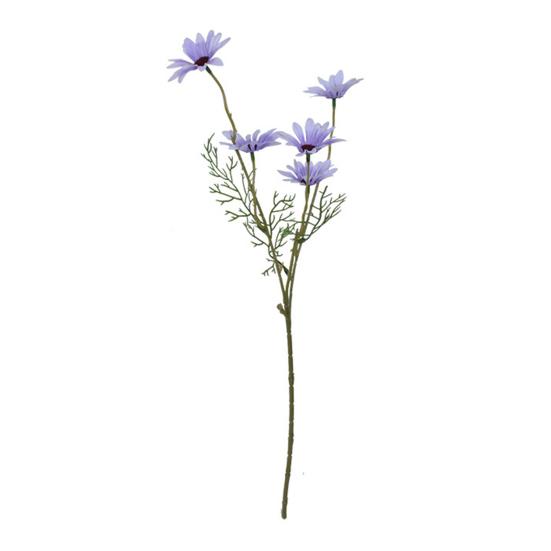 Artificial Flowers 5-Head Artificial Dutch Chrysanthemum & Daisy Bouquet 52cm Silk Faux Flowers for Wedding Holiday Home Decor Photography Props