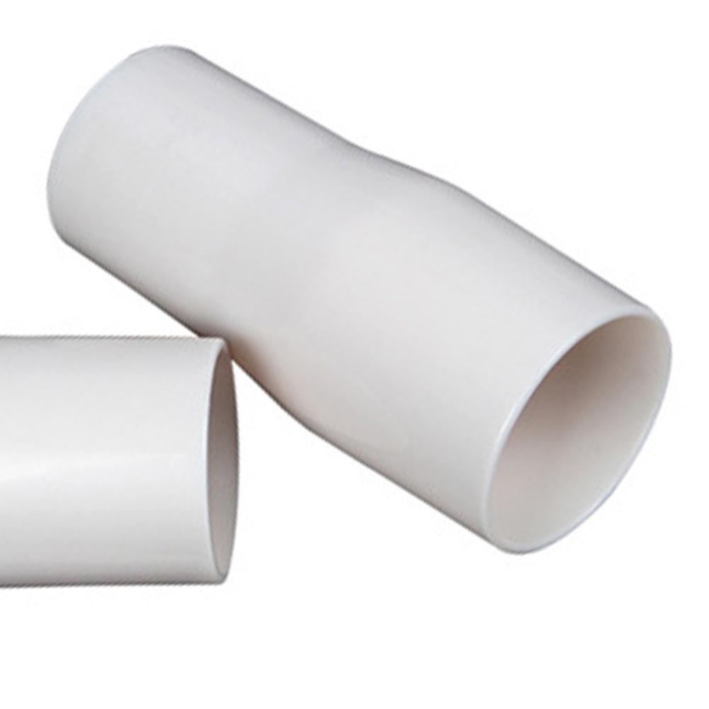 White Threaded Vacuum Hose Cuff Replacement For Swimming Pool Cleaning Equipment Plastic Adapter Connector