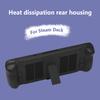 Plastic Back Cover with Screwdriver Screws Portable Cooling Protective Cover with Support Replacement Accessories for Steam Deck