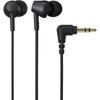 Audio-Technica ATH-CK350X BK Earphones Wired Canal Type Made with Recycled Plastic Antibacterial Small Black
