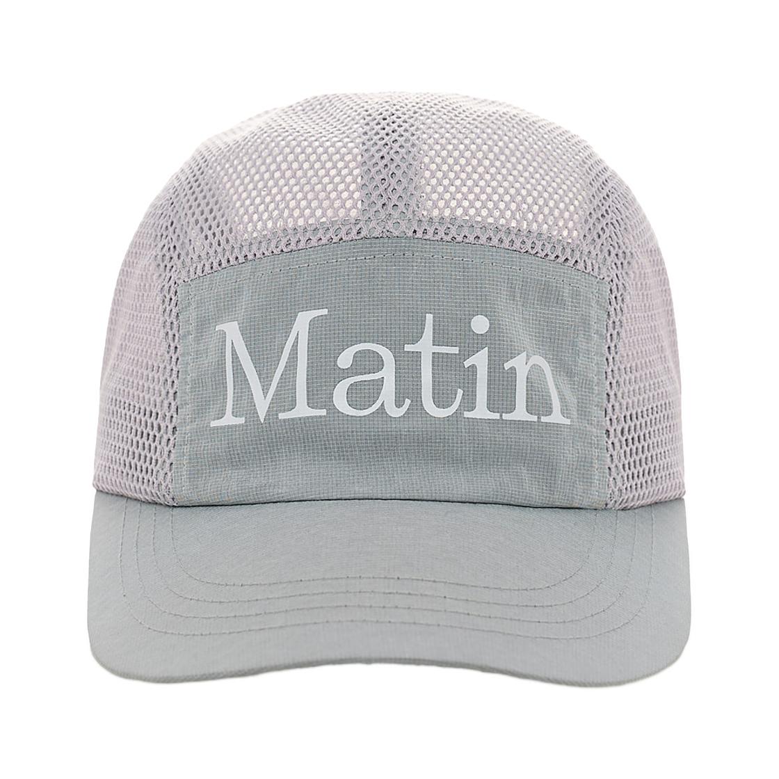 Matin Kim Matin Light Mesh Cap Gray ONE SIZE