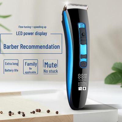 Taşınabilir USB Elektrikli Saç Kesme Makinesi Çift Şarj Cihazı ve Ev Kullanımı için LCD Ekran ile