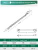 SATA Dual-Ended High-Strength Star Wrench Glasses Repair Tool Set (Sizes 8-10-24)