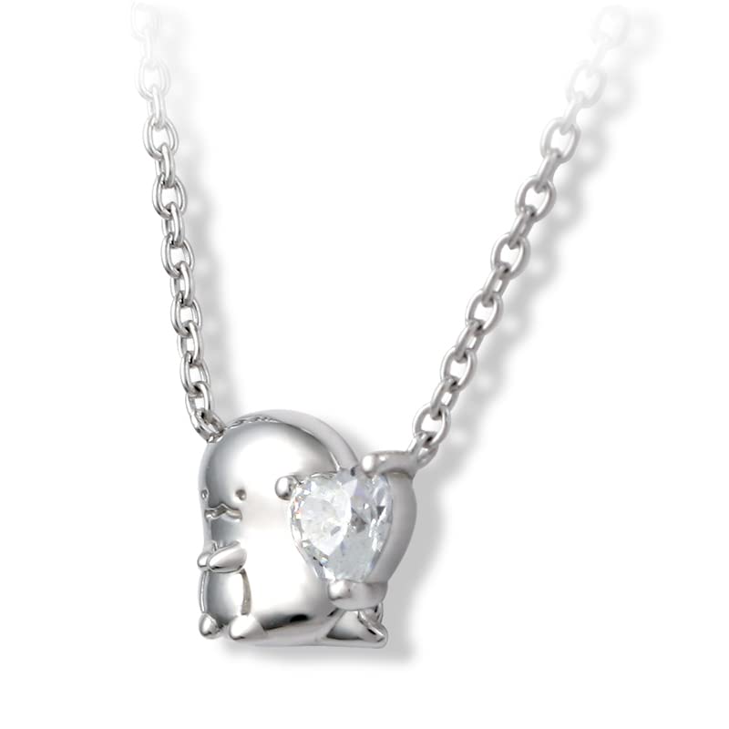 Sumikko Gurashi Lizard Heart Necklace [Jplus] & (Silver)