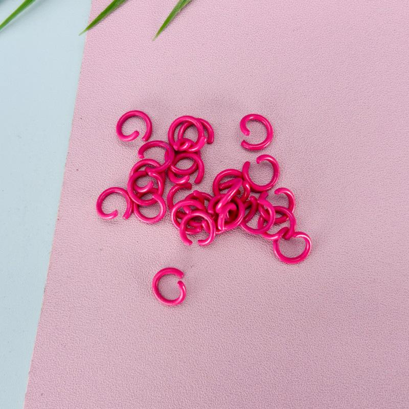 Colored DIY Jump Rings: Painted Handmade Connectors, Beads, Keychains, Ornaments