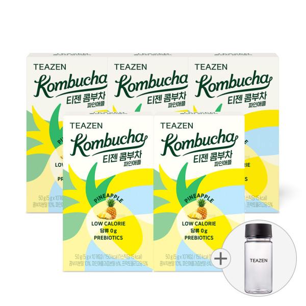 Teazen Kombucha Pineapple 10 Sticks, Korea Kombucha