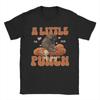 Unisex Womens TShirts Punch Monkey Comic Style Art Novelty Cotton Tee Shirt Short Sleeve T Shirt O Neck Clothing Original
