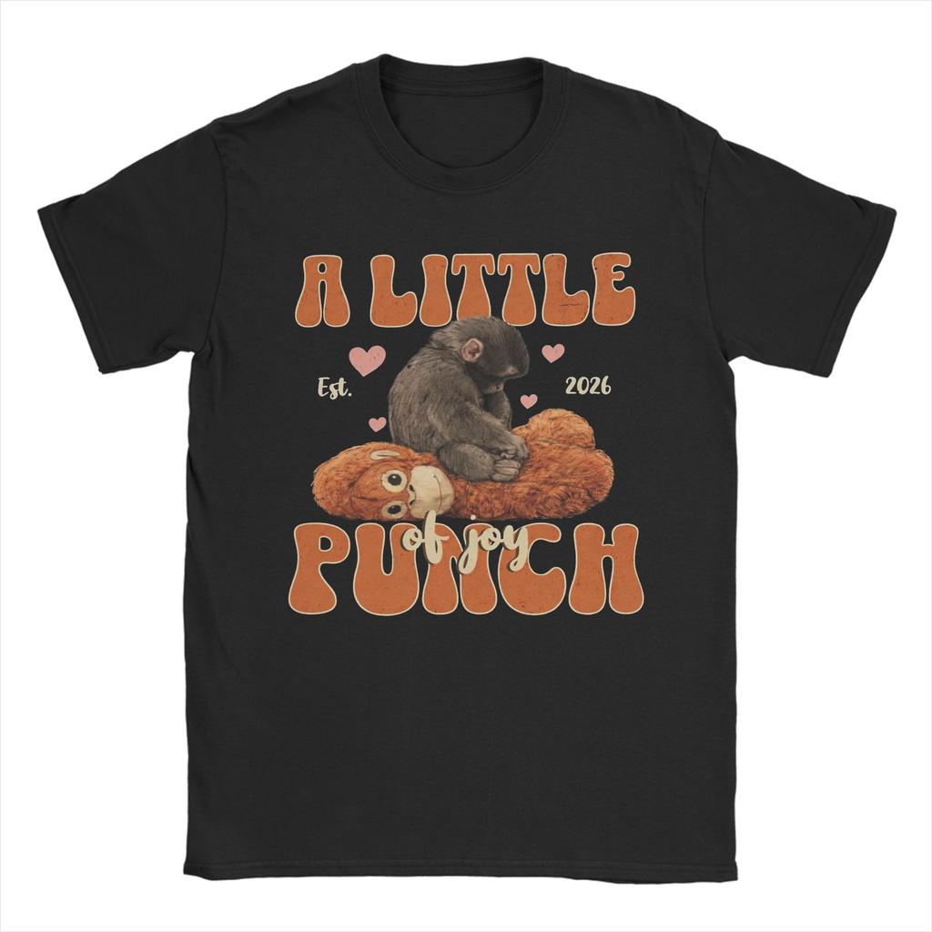 Unisex Womens TShirts Punch Monkey Comic Style Art Novelty Cotton Tee Shirt Short Sleeve T Shirt O Neck Clothing Original