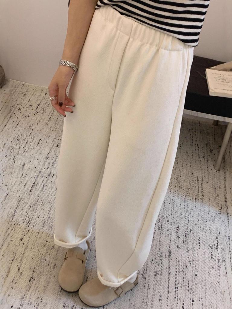 Korean Style Women's Slimming & Height-Enhancing Harem Pants with Elastic Waist for Autumn 2025