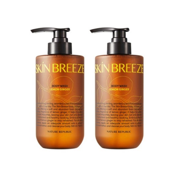 Nature Republic Skin Breeze Body Wash 500ml (7 Options)