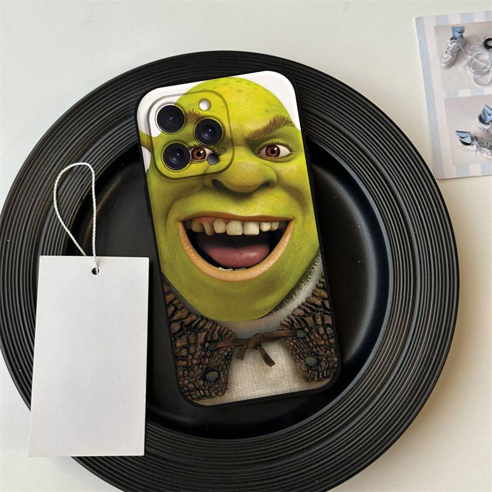 Cartoon Grappige Film S-Shreks Telefoonhoesje Voor IPhone 17 Pro 15 13 14 16 11 12 Pro Max Plus XR XS X SE Mat Funda Siliconen Cover iPhone13mini