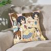 Anime K-K-ON! Pillow Case Cushion Cover Soft Cute Throw Pillow Case For Car Sofa Pillowcase Polyester With Zipper