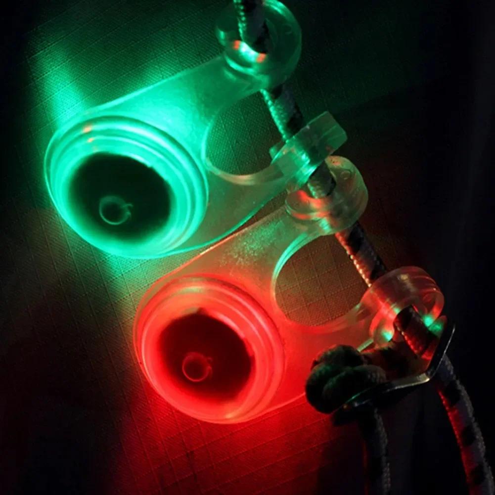 10pcs Tent String Rope Light Guard Hanging Lights Mini Flashlight LED Outdoor Camping Accessories Fishing Warning Safety Lamp