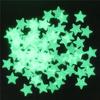 50PC Kids Bedroom Fluorescent Glow In The Dark Snowflake Wall Stickers