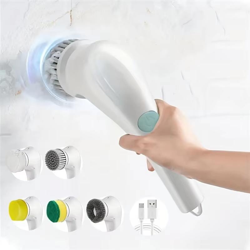 Wireless Handheld Electric Cleaning Brush - Multi-functional Power Scrubber for Kitchen & Bathroom Dishes Pots Pans