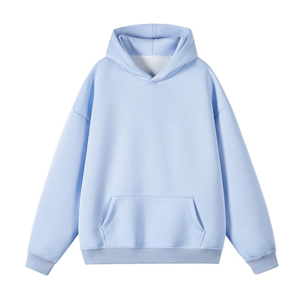 Frühling Herren Unifarbene Kapuzenpullover High Street Baumwoll-Pullover Hoodies 2026 Neue Herren Y2K Vintage Kapuzenpullover Kleidung