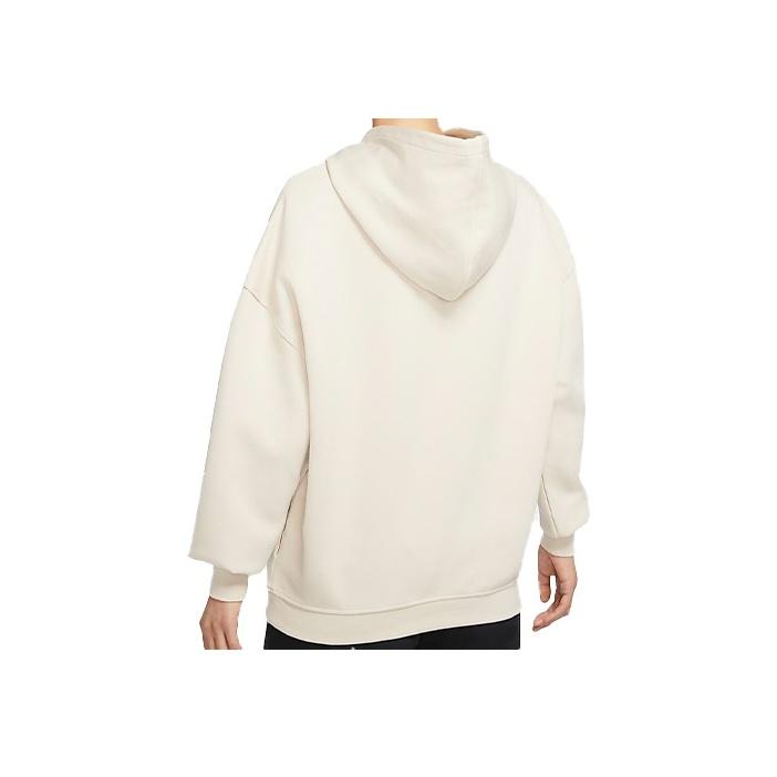 Nike Sportswear Hooded Sweatshirt Women Tops Oatmeal DH4091-138