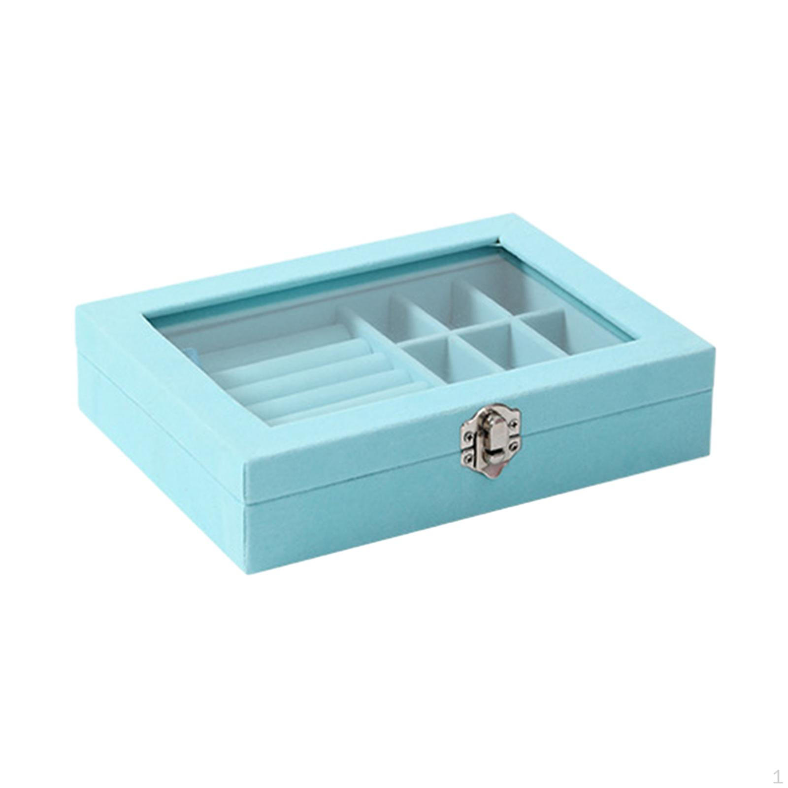 

Лоток-органайзер для серег, шкатулка для драгоценностей для прилавка синий