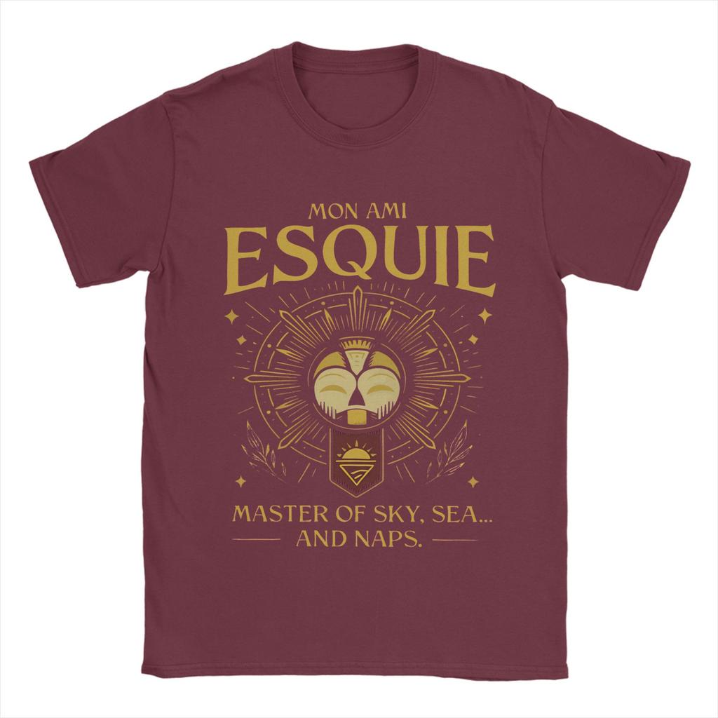 Expedition 33 Gamer Esquie Clair Obscur  Printed T Shirt for Unisex Women  100 Cotton  Tee Shirt Clothes