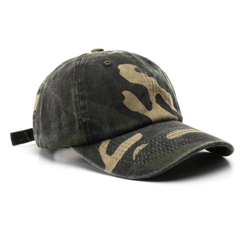 Hat Solid Color Light Board Camouflage Baseball Cap Outdoor Sports Travel Sun Protection Sunshade Cap