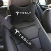 2/4PCS Car Seat Belt Protect Shoulder Pads Cervical Spine Headrest Neck Pillows For Model 3 Model S Y Roadster Space X