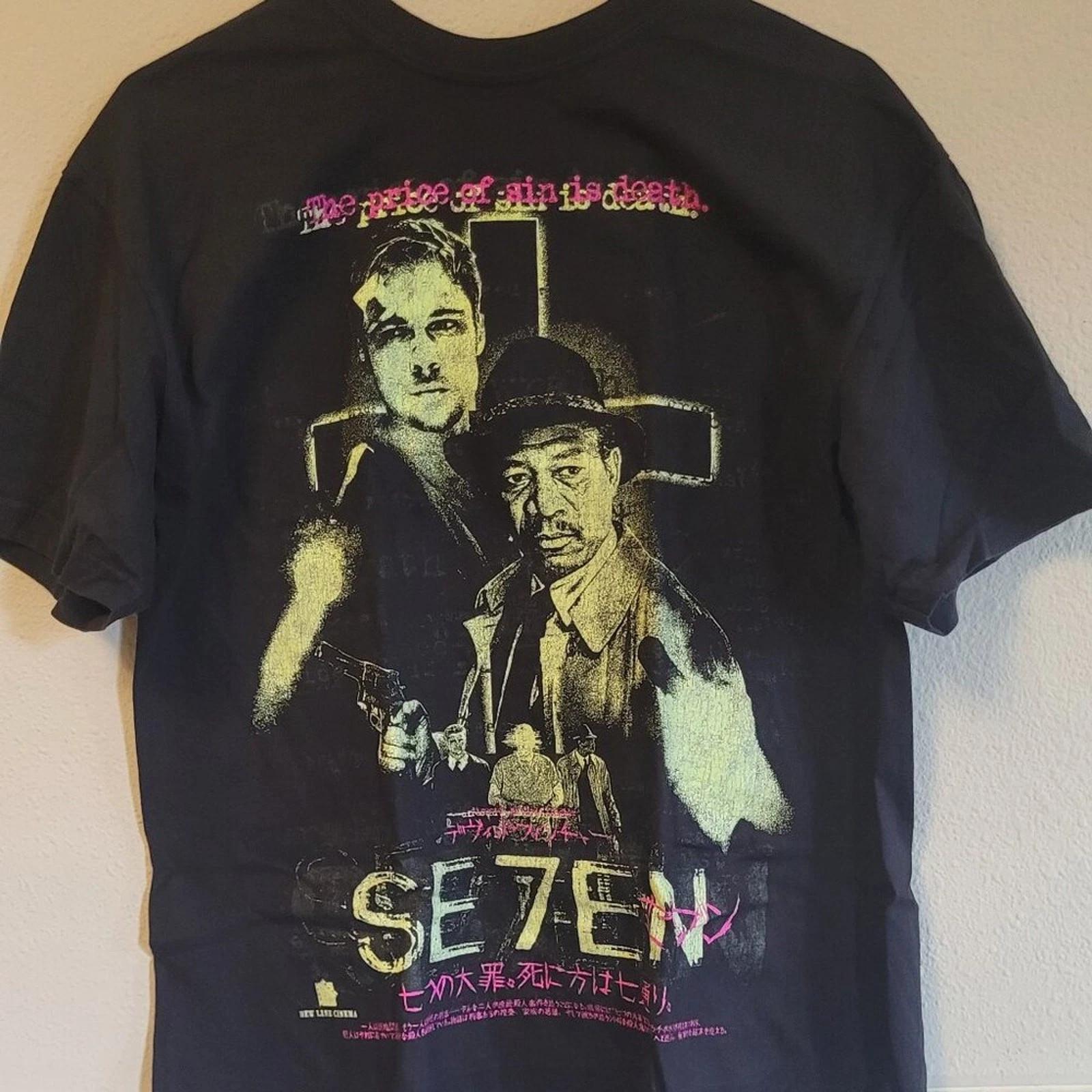 RARE Rucking Fotten SE7EN Box Variant Movie Tee Limited Edition Comfort Colors L S